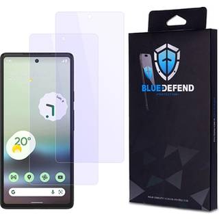 Google Pixel 6a BlueDefend Anti-Blue Light Skærmbeskyttelse Hærdet Glas - 2 stk.