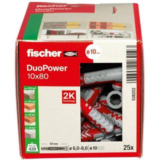 Fischer DuoPower dybel 10x80mm
