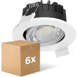 Fordelspakke 6x Philips LED Spot Ledinaire RS071B 6W 500lm 21x40D - 827-830-840 CCT | 89mm - Udsnit 68mm - IP20 - Dæmpbar