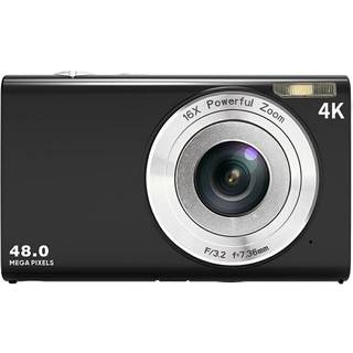DC402-AF 4K Vlogging og Digitalkamera med Autofokus, 48MP Opløsning og 16X Digital Zoom - Sort