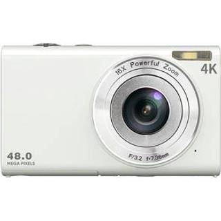 DC402-AF 4K Vlogging og Digitalkamera med Autofokus, 48MP Opløsning og 16X Digital Zoom - Hvid