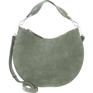 Coccinelle Sunup Suede Hobo bag grå grøn