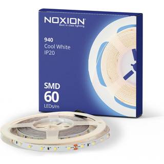 Noxion LED Strip Naga 5 Meter IP20 SMD2835/60 24V 4.8W/m 940 /8mm/100mm + DC Ledning