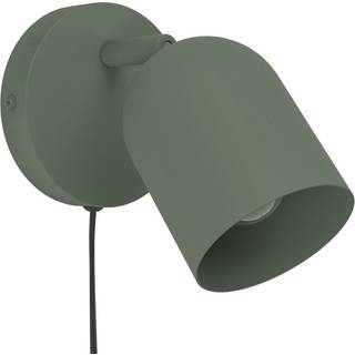 Eglo Vægbelysning Tilston Stål Grøn | Egnet til E14