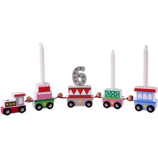 Barbo Toys Birthday Train with Scandinavian Flags