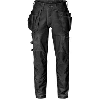 Fristads 129474 Håndværker stretch bukser 2604 / Arbejdsbukser Sort D92