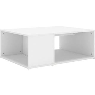 Sofabord 90X67X33 Cm Konstrueret Træ - Hvid