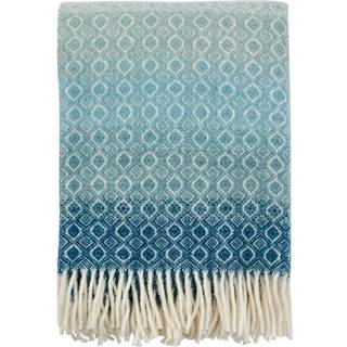 Klippan Yllefabrik Havanna uldplaid Aqua multi