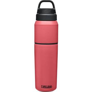 CamelBak MultiBev vandflaske og rejsekop - Vakuumisoleret rustfrit st?l - Vilde jordb?r - 22 oz flaske & 16 oz kop