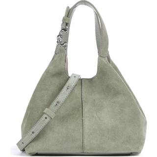 Coccinelle C-Easy Suede Håndtaske grå grøn