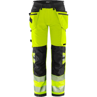Fristads 2644 GSTP Håndværkerbukser Høj synlighed gul/sort Hi-Vis gul/sort