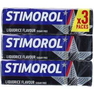 Stimorol Liquorice Lakrids Tyggegummi - 3-pk.