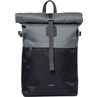 Sandqvist Icon M Rolltop rygsæk sort/grøn