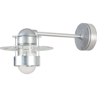 Louis Poulsen Albertslund væg 100W E27 galvaniseret lang arm