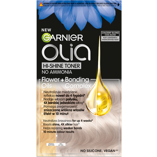 Garnier Olia Hi-Shine Toner toningsfarve med farve til Hår Skygge 10.2 Pearly Blond 1 stk. - 1 stk.