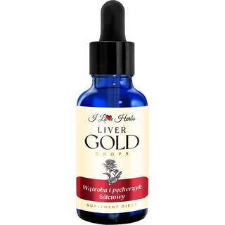 I Love Herbs - Lever Gold Dråber til Lever og Galdeblære 50 ml