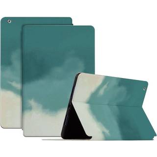 iPad 4 / 3 / 2 - EIDERWOOD Kunstlæder Flip Cover m. Mønster - Grøn