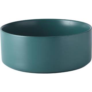 Welloyed 8 '' Keramisk hundeskål-70 oz klassiske hunde Food & Water Bowl til medium og store racer kraftigt ikke-skridsikre hundefad Food Grade S