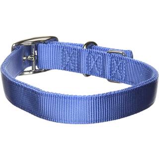 Hamilton Thick Nylon Deluxe Hundehalsb?nd 1-tommer gange 24-tommer Double Berry Blue