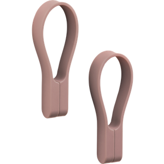 Zone Denmark Loop håndklædeholder magnet 2-pak Peach red
