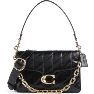 Coach Tabby Quilted Glazed Skuldertaske sort