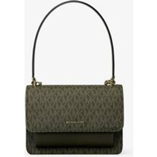MK Claire Small Signature Logo Crossbody Bag - Green - Michael Kors - ONE SIZE