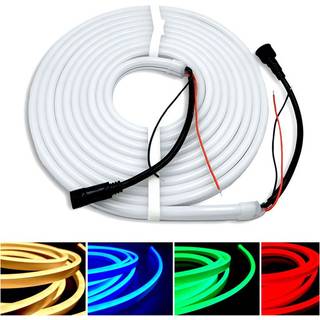 16W/m RGB+WW Neon flex strip - 5m/ kan deles hver 10cm, IP65, 72 LED pr. m, 24V