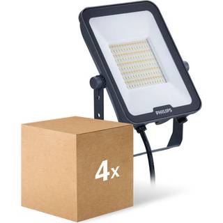 Fordelspakke 4x Philips LED Projektør Ledinaire BVP167 50W 6000lm 110D - 830-840-865 CCT | IP65 - Symmetrisk