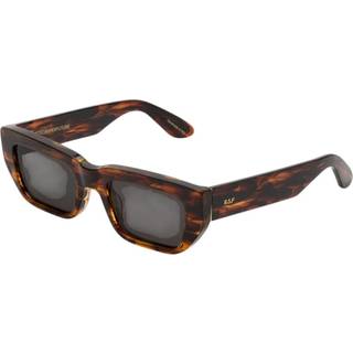 Retrosuperfuture Unisex OGU RA Havana Striato Solbriller Acetat Havana Sort Firkantet Normal