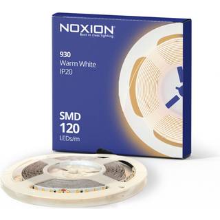 Noxion LED Strip Naga 5 Meter IP20 SMD2835/120 24V 9.6W/m 930 /8mm/50mm + DC Ledning