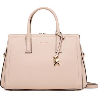 MK Laila Medium Leather Satchel - Pink - Michael Kors - ONE SIZE