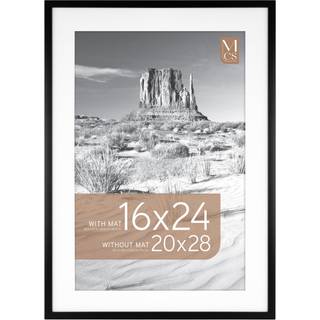 MCS Everline Collection 20x28 Poster Frame Display Pictures 16x24 med Mat eller 20x28 uden Mat lodret & vandret væg,