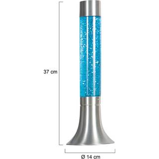 Bordlampe Volcan 4188, stål, glittereffekt, E14