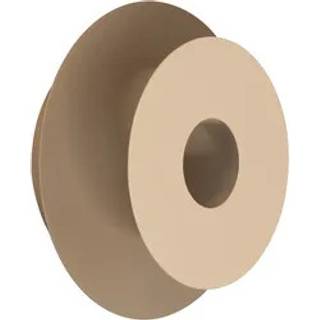 LED-væglampe Hennes, gråbeige/sandfarvet, Ø 18 cm, metal