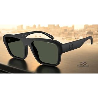 Armani Exchange AX4154SU Polarized 80782J 56 Solbriller Mænd Black - Matte Black - 56mm