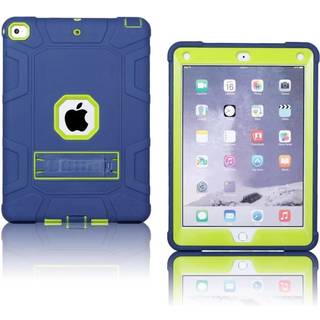 iPad (2018) armor defender silikone etui - Grøn / Mørkeblå