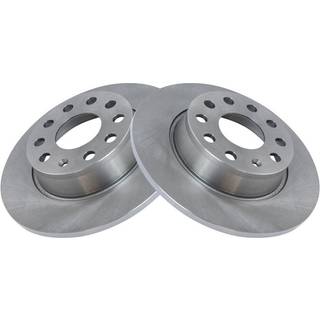 TRQ bageste skivebremse rotorpar Sæt til 2010-2018 A3 / 2010-2018 A3 Quattro / 2012 Beetle / 2010-2016 EOS / 2010-2018 Golf / 2012-2018 GTI / 201