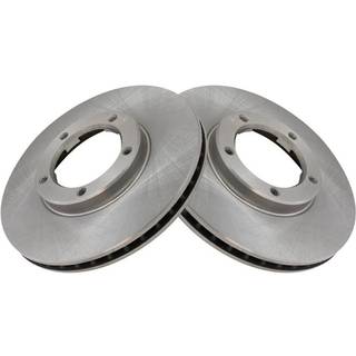 TRQ frontbremsningsrotorer Set udluftet kompatible med 1995-2004 Toyota Tacoma