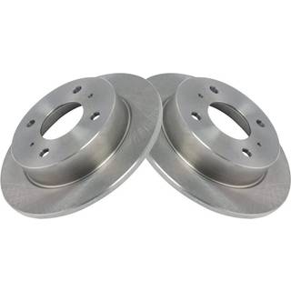 TRQ bageste bremseotorer sæt solid kompatible med 1989-1998 Nissan 240SX