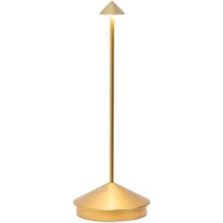 Pina batterilampe / bordlampe, guld