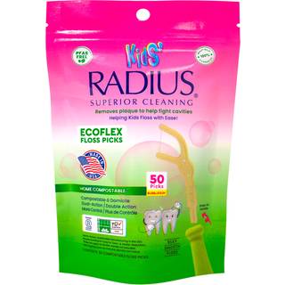 Tandtråd til Børn Kompostbar RADIUS EcoFlex Floss Picks 50 stk.