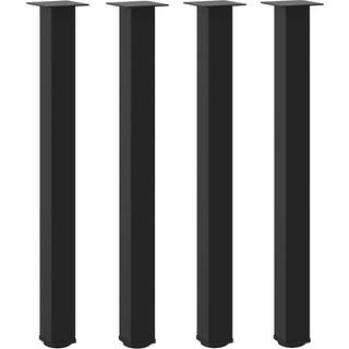 barbordsben 4 stk. sort 100-102 cm stål