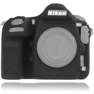 Let h?tte kamerataske til Nikon D850 Soft Silicone Rubber Camera Beskyttende kropssag Hud til Nikon D850 Kamerataske Protector Cover (sort)
