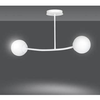 Halldor 2 Hvid loftslampe - Ø15 cm, E14, 230V, uden lyskilde