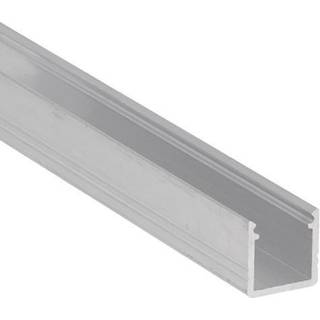 1m aluprofil SMART10 AC2/Z - Ubehandlet aluminium, påbygning, LED skinne