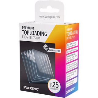 Premium Toploading Exoshields - 25 stk Gamegenic.