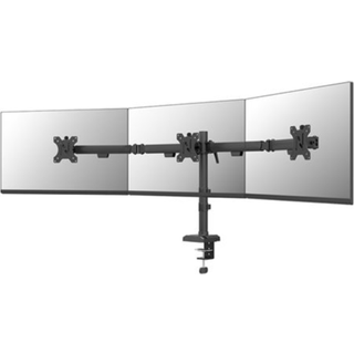 Neomounts DS60-600BL3 mounting kit - full-motion - for 3 monitors - black