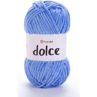 Dolce Yarn Soft Chenille Velvet Super voluminy T?ppe garn af Yarnart - 100g (3,53 oz) 131 yards (777ft) - Perfekt til Amigurumi Crochet Projects