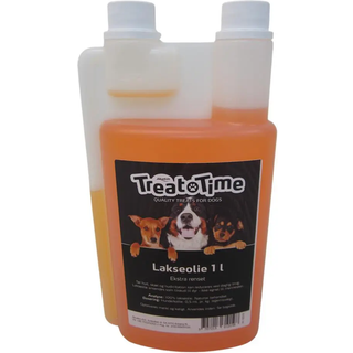 Lakseolie 1 L. m/omega 3 & 6 m/dosering