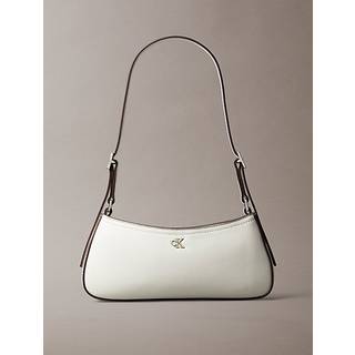 Monogram Logo Hardware Shoulder Bag - White - One Size